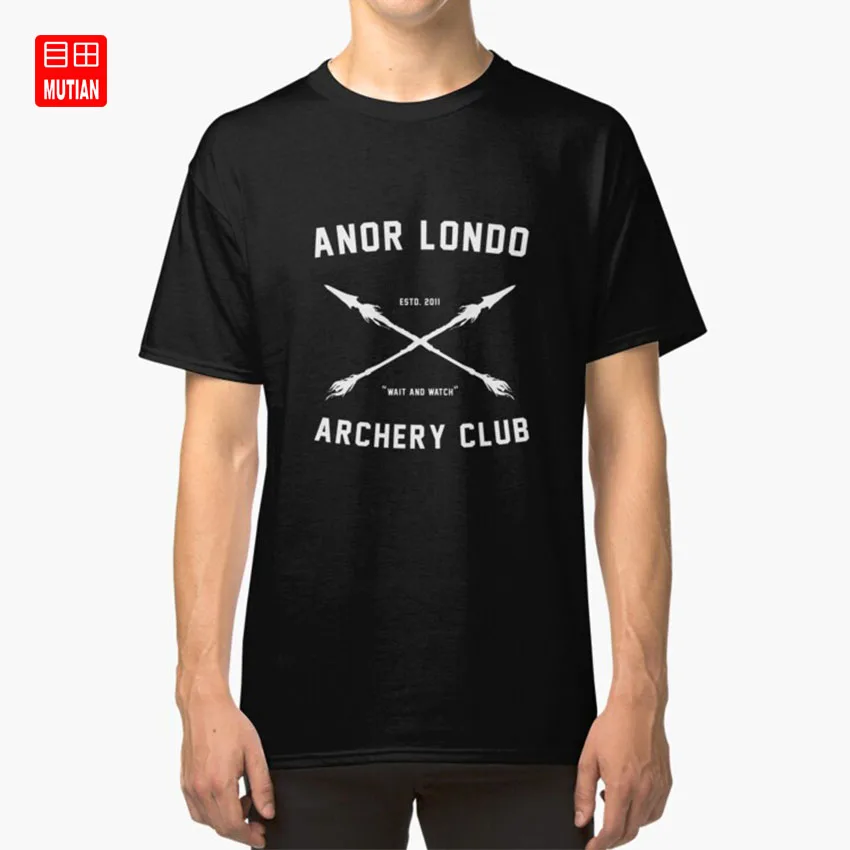 Футболка клуба ANOR LONDO-ARCHERY Темные души игры игровые из мягкого программного