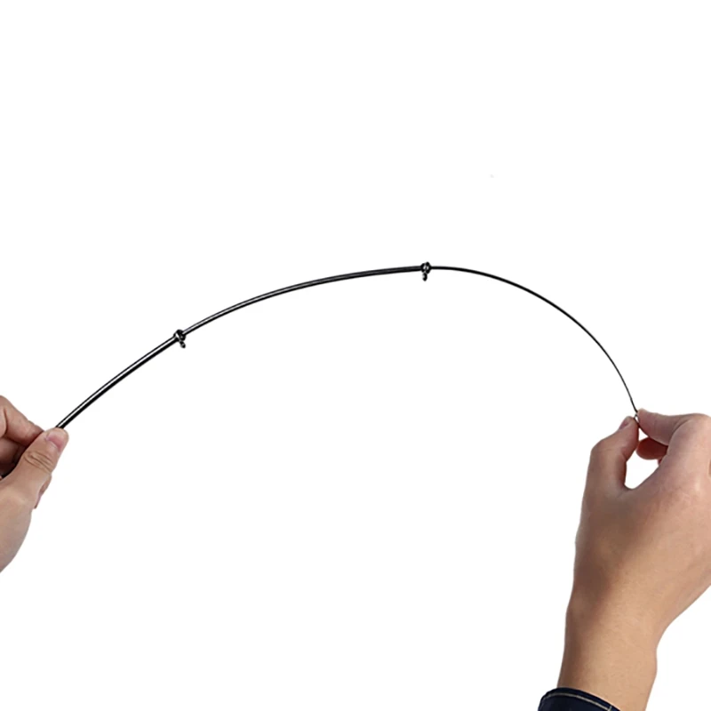 Рыболовная мини-удочка для подледной рыбалки и катушка с комплектом лески 50 м