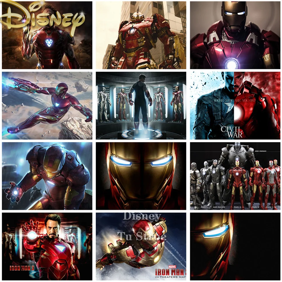 

Disney Marvel Superhero 5d Diy Diamond Painting Avengers Hobby Embroidery Square Diamond Mosaic Home Decoration