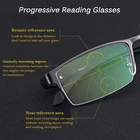 Новые многофункциональные очки для чтения с интеллектуальным увеличением, прогрессивные многофокальные мужские очки с защитой от сисветильник, очки с полуободковой оправой