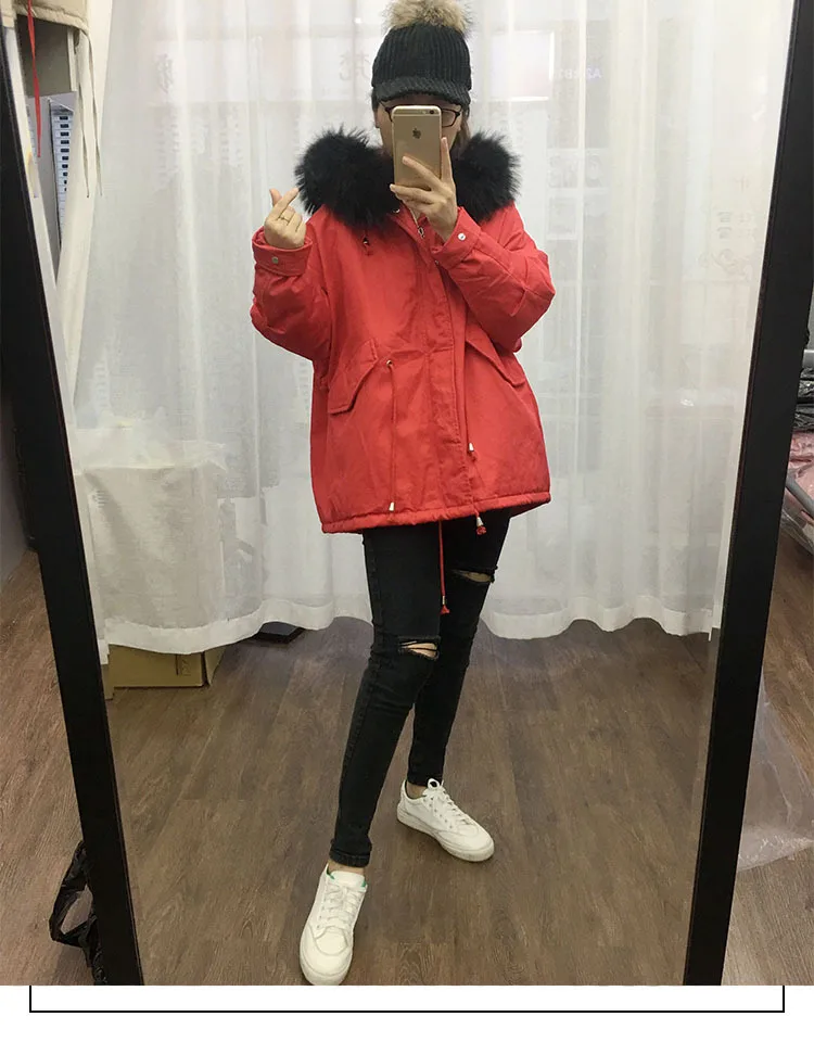 Женский зимний пуховик в Корейском стиле Короткие пуховики для дам с натуральным