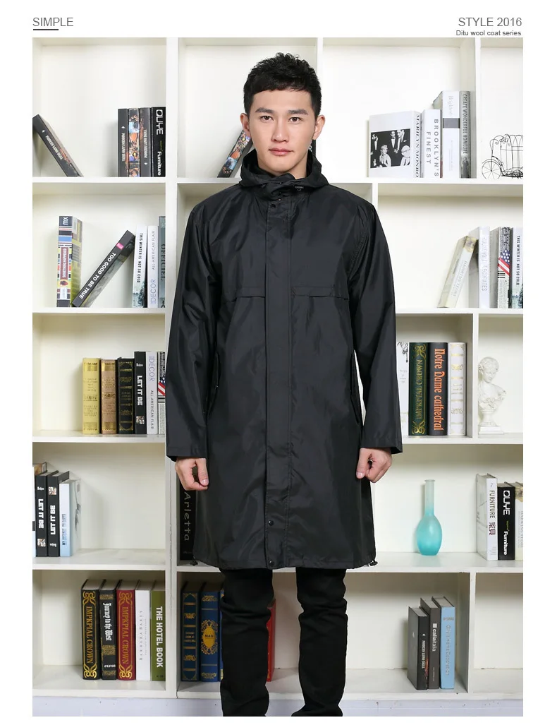 

Portable Adult Raincoat Outdoor Universal Waterproof Poncho Rain Coat Impermeable Plastic Chubasqueros Waterproof Coat YY50RC