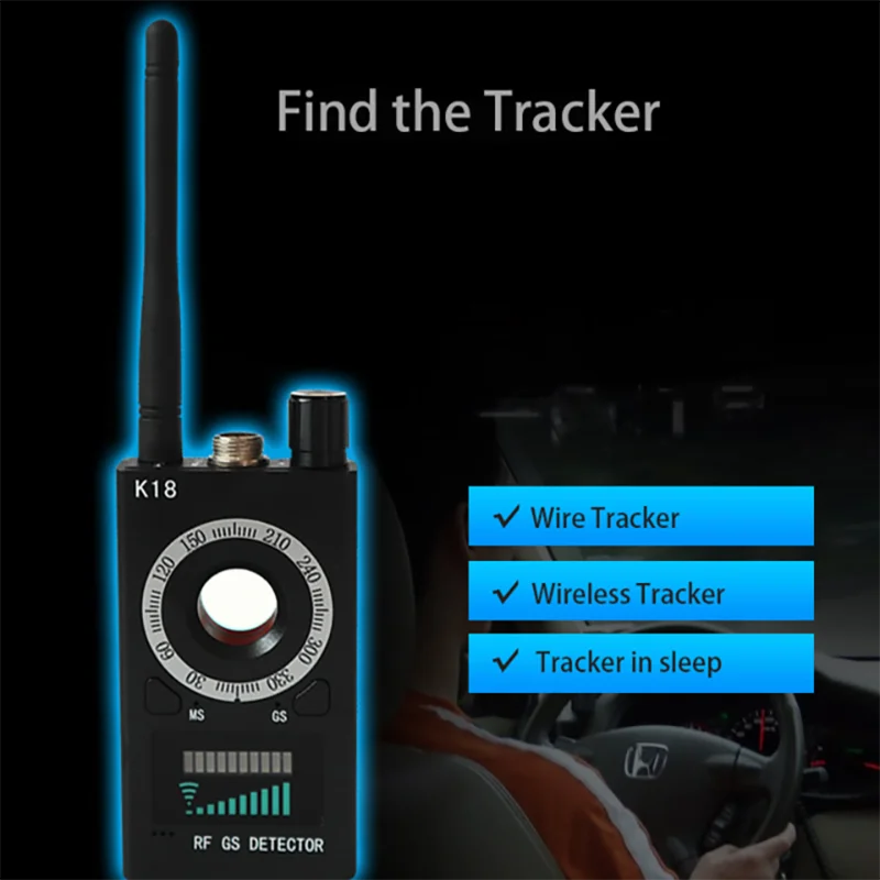 Радиочастотный сканер K18 антишпионский детектор мини камера GSM аудио ошибка Wi Fi