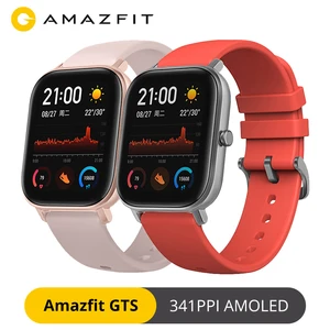 In stock global version amazfit gts smart watch 5atm swimming waterproof smartwatch 14 days battery music control for android 1 Item image