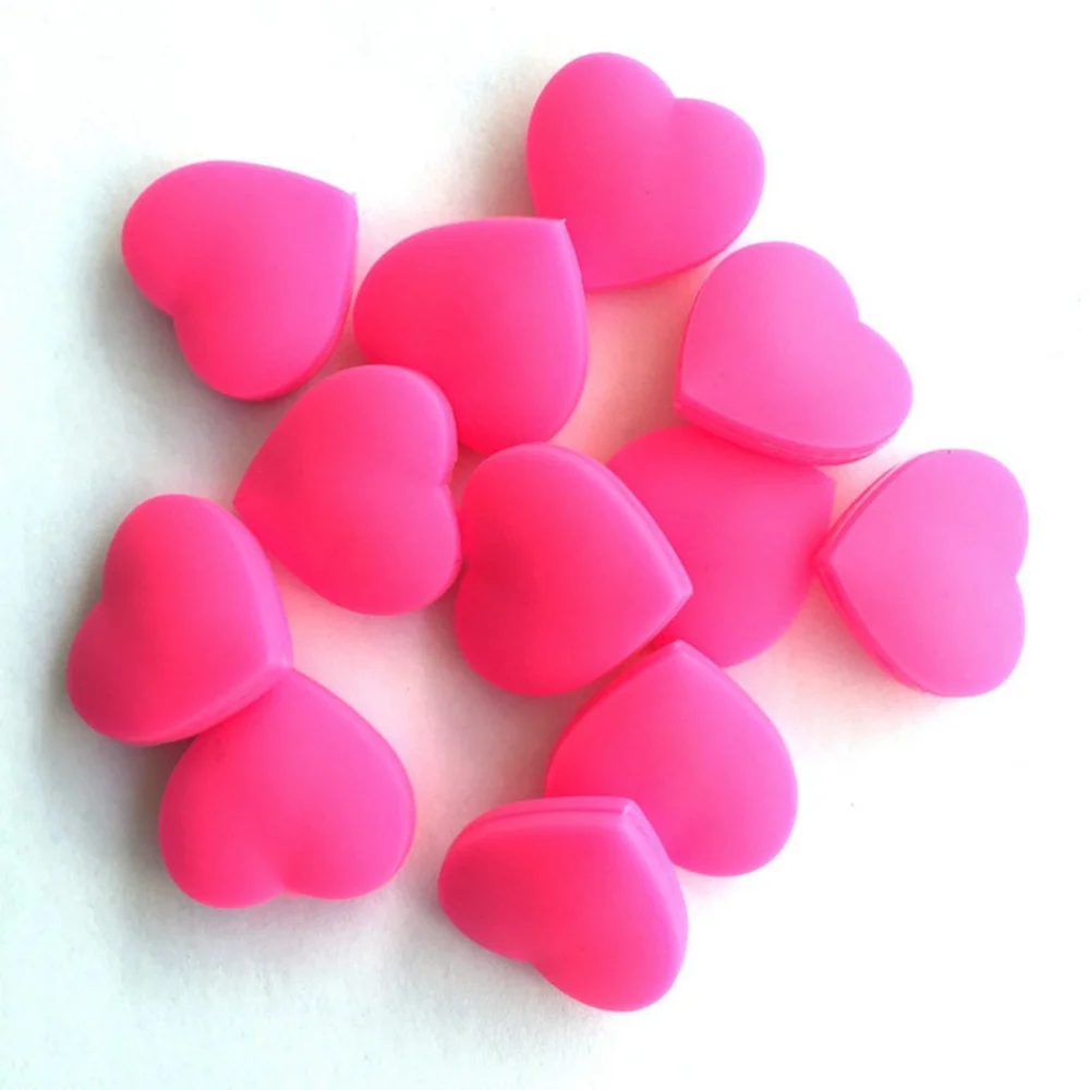 

6 PCS Silicone Tennis Racket Vibration Dampeners Heart Shape Tennis Racquet Absorbers Tennis Racket Strings Dampers for Players