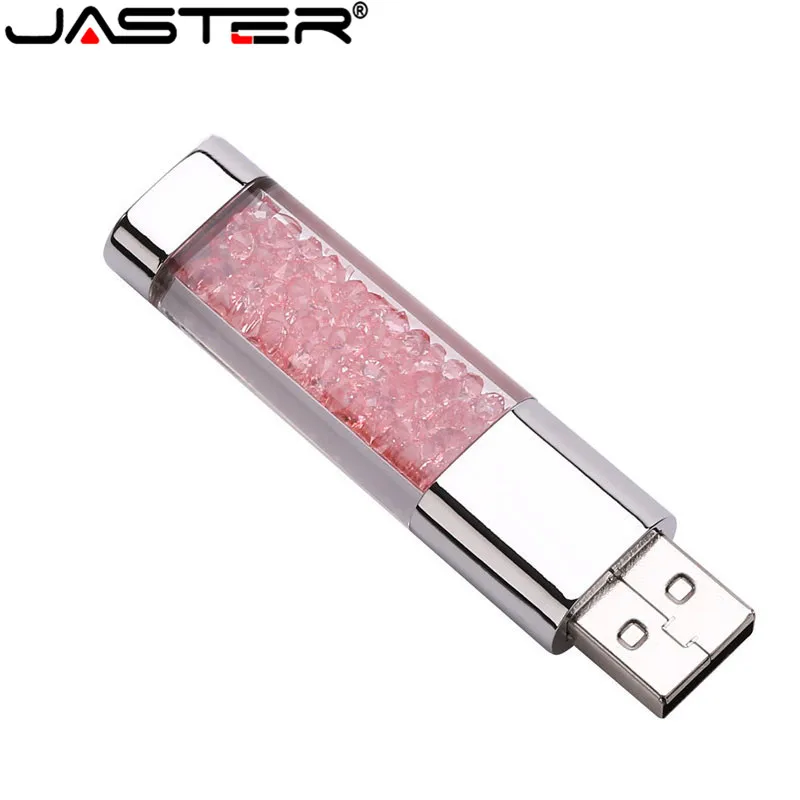 JASTER usb 2 0 красивый Кристальный флеш накопитель 32 Гб Водонепроницаемый Алмазный 4