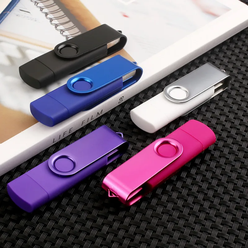 Пользовательский логотип двойное использование Android OTG USB флэш-накопитель 4 ГБ 8 16