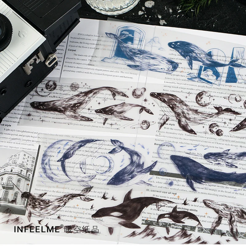 1 рулон винтажная декоративная лента матовая прозрачная фотобумага ретро