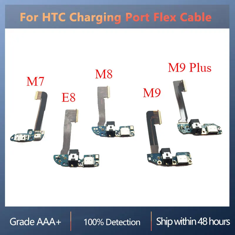 Зарядное портовая плата PCB для HTC One M7 E8 M8 M9 Plus Flex кабель лента Замена с микрофоном USB on.