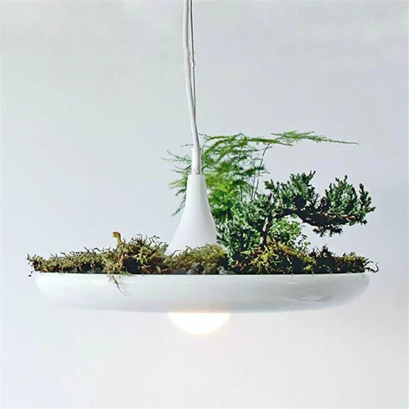 Зеленый подвесной светильник балкон прихожая кухня остров Скандинавский дизайн