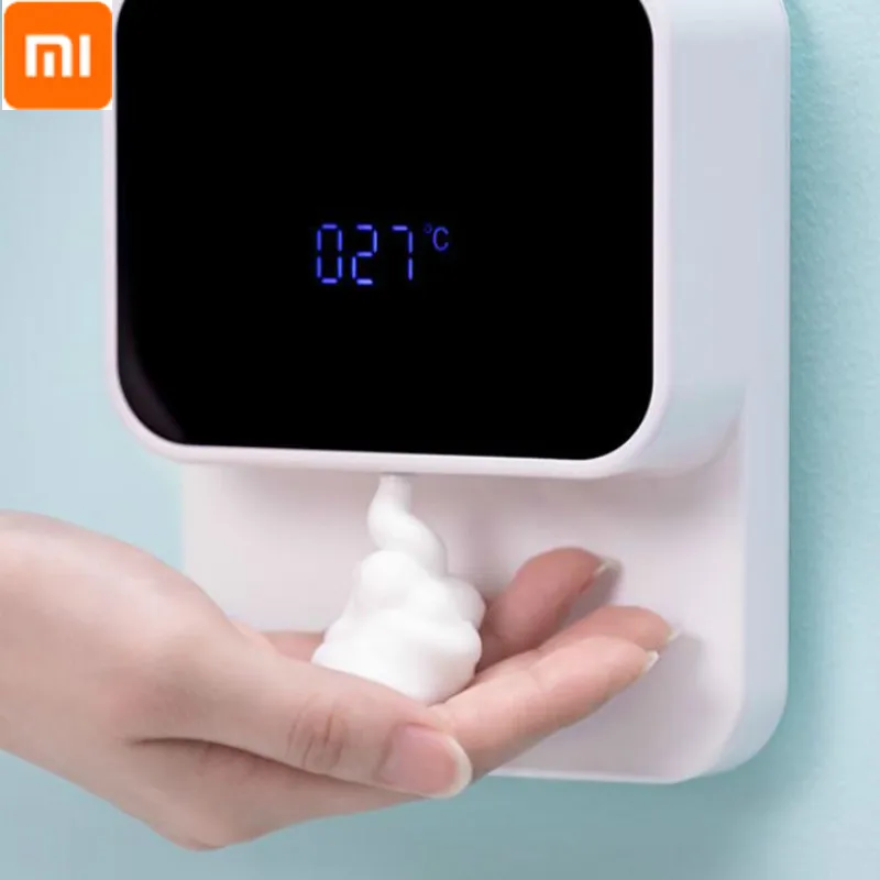 for Xiaomi Automatic Induction Foaming Hand Washer LED Screen Washing Machine Infrared Sensor Soap Dispenser For Bathroom | Обустройство