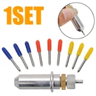 1 шт. Вольфрам Сталь резьба режущий плоттер лезвие держатель с 9 шт. 304560 градусов виниловый лезвия 23*2 мм