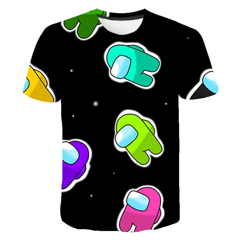 

New Among Us 3D Printed T Shirts Fashion Casual Boy Girl Kids Fashion Streetwear Men Women Children Short Sleeve Tops Tee
