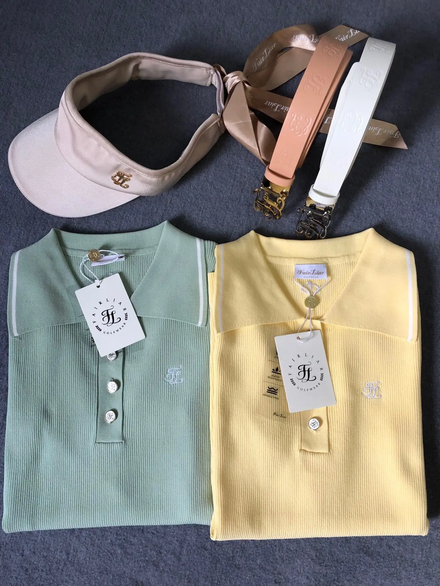 

FL Golf Women's Clothing Lapel Half Sleeve T-shirt Fashion Ladies Polo-short Sleeves