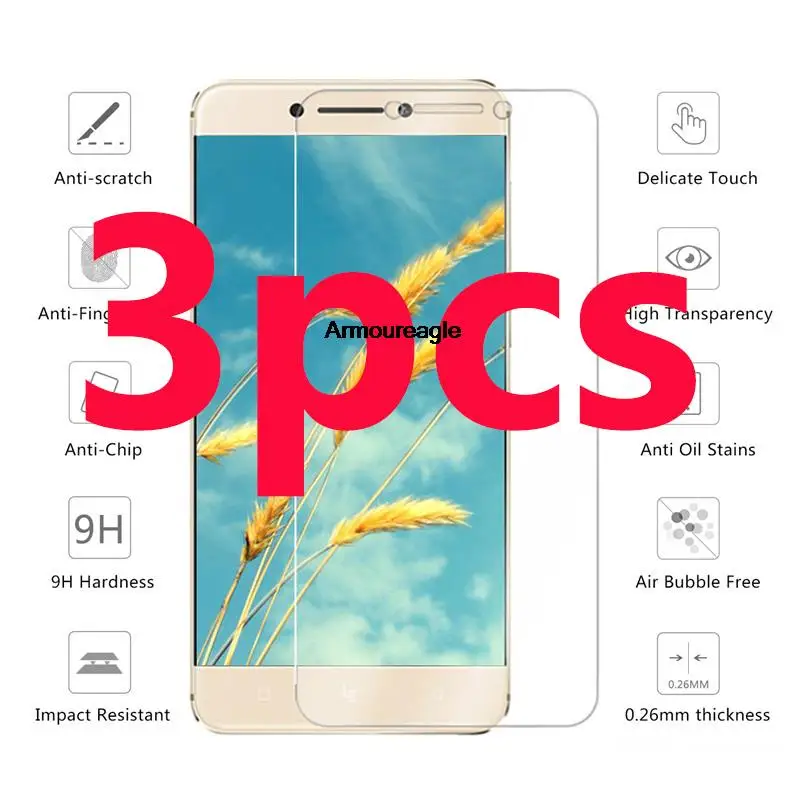3 шт. закаленное стекло для Letv LeEco Le S3 защита экрана 2.5D 9H Защитная пленка X622 X522 X626 |
