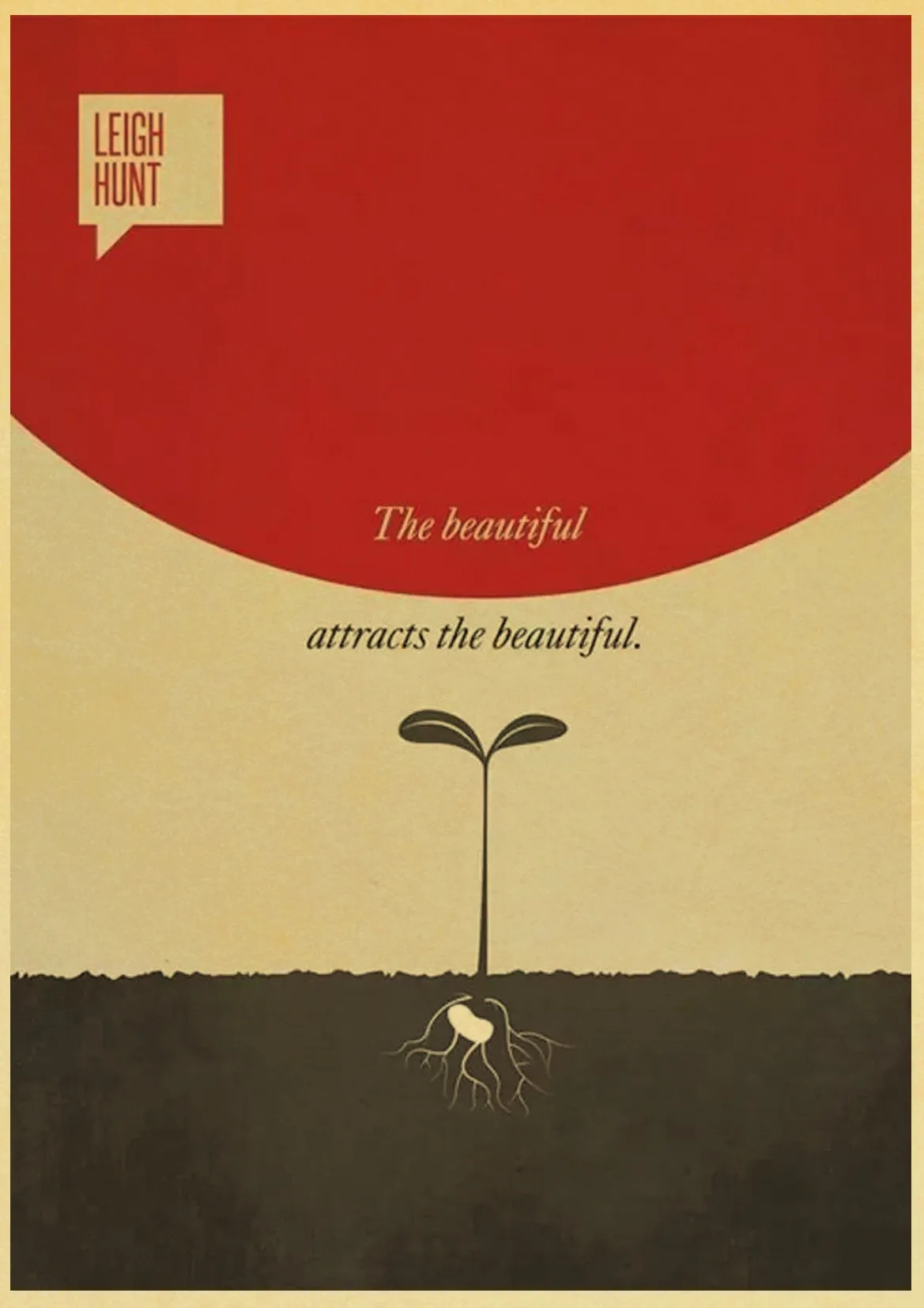 Мотивирующий вдохновляющий цитаты Ретро постеры из крафт-бумаги