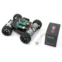 stm32 high version smart car chassis steering gear diy 4wd car rear drive motor ps2 control ccd electromagnetic patrol line