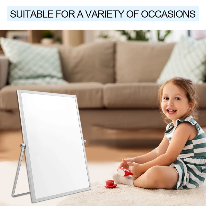 

Small Desk Dry Erase White Board,netic Double Sided Desktop Tabletop Dry Erase Board With Stand for Kids Home Office