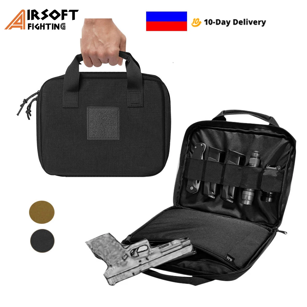 12 &quotтактический нейлон пистолет Carry Bag Портативный Военное Дело чехол мягкий