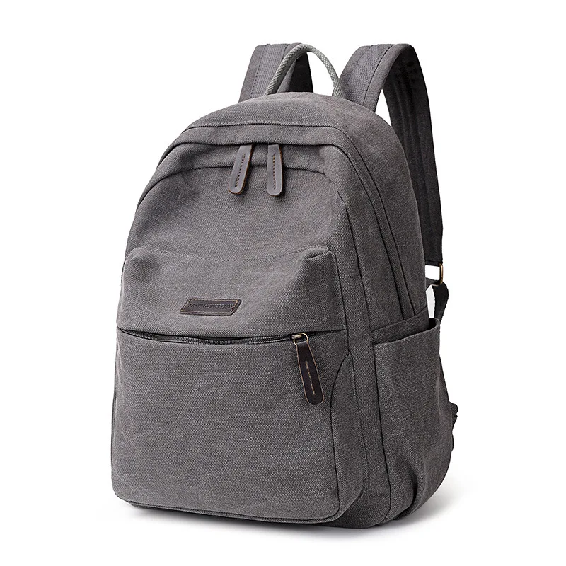 

Fashaion Leisure Women Backpacks Large Capacity Canvas Shoulder Bag for College Student Computer Sports