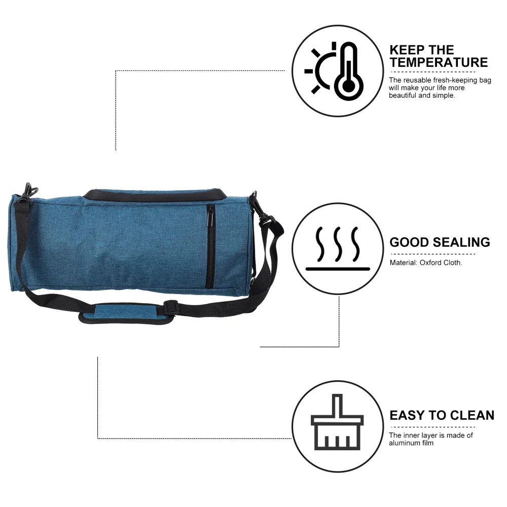 

1pc Portable Storage Bag Picnic Bag Heat Cooler Bag Bag for Outdoor Camping