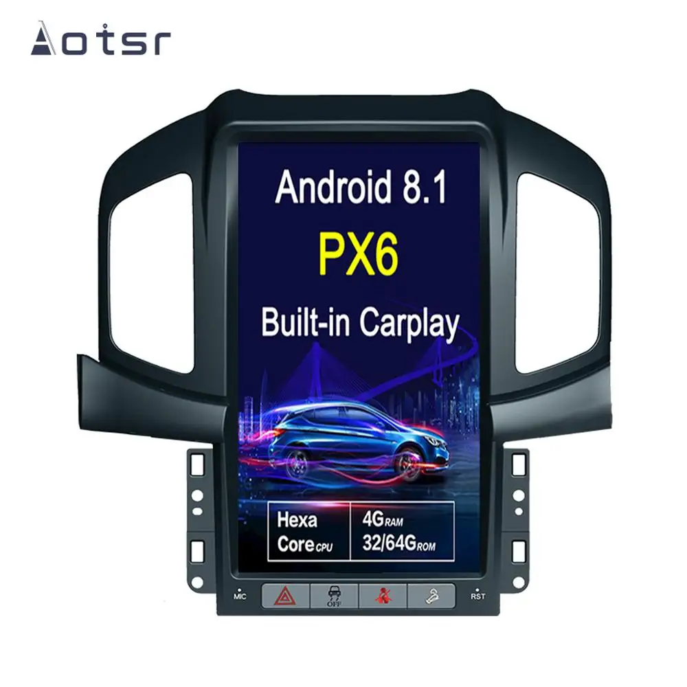 AOTSR Android 8 1 новейший стиль Тесла HD экран Автомобильная GPS навигация для Chevrolet Captiva