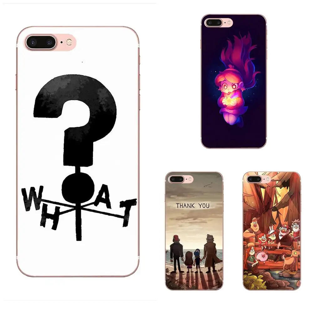 С персонажами Гравити Фоллз мягкий кремнезем для Apple iPhone 4 4s 5 5C 5S SE 6 6S 7 8 Plus X XS Max