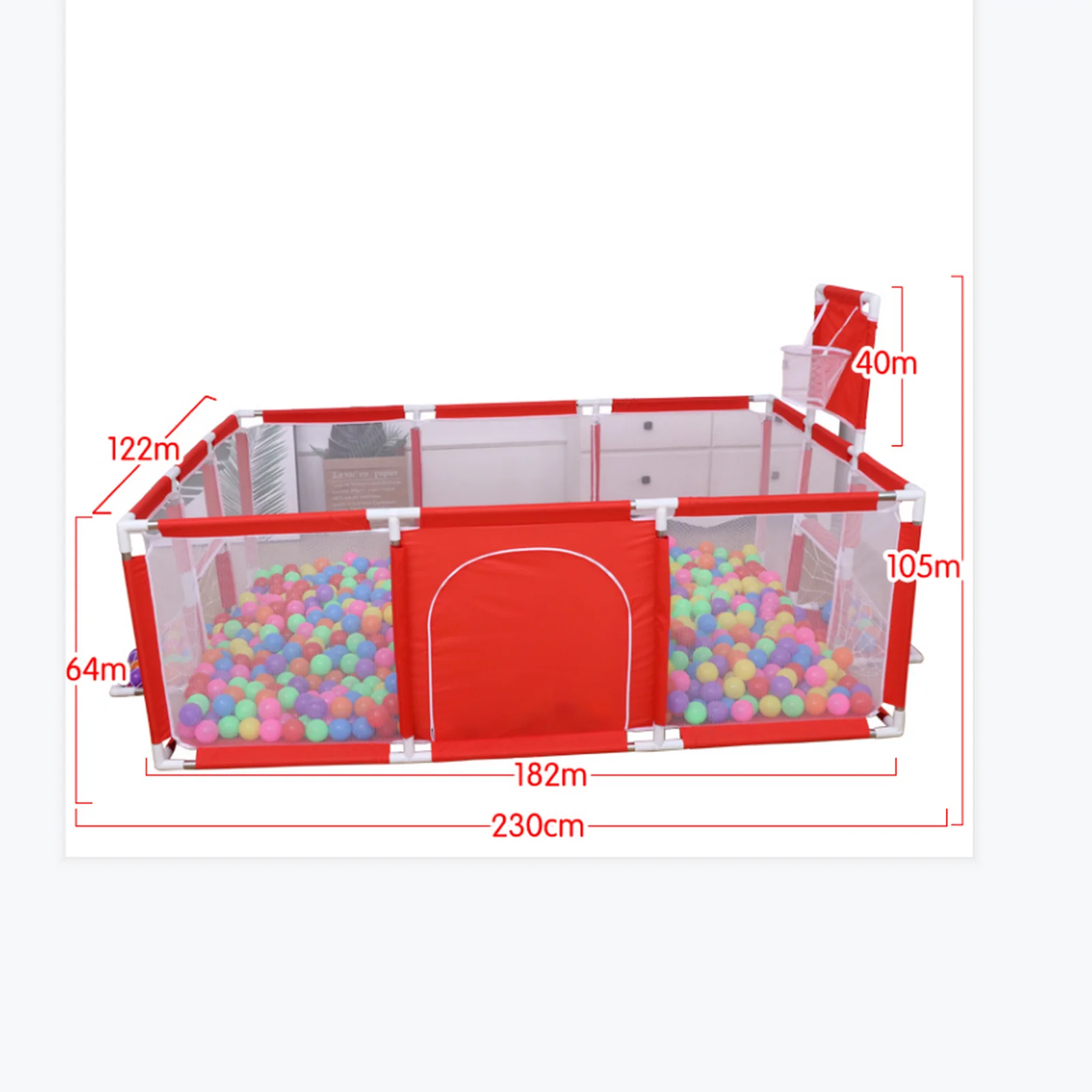 Складная детская игровая площадка детский игровой центр забор с сетчатой стеной