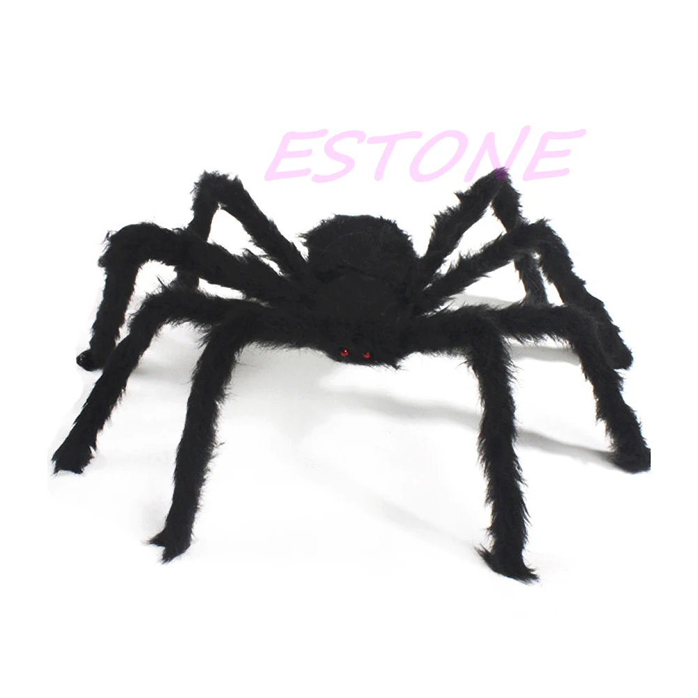 

Plush Soft Toy Black Plush Spider Red Eye Halloween Decoration Party Favours