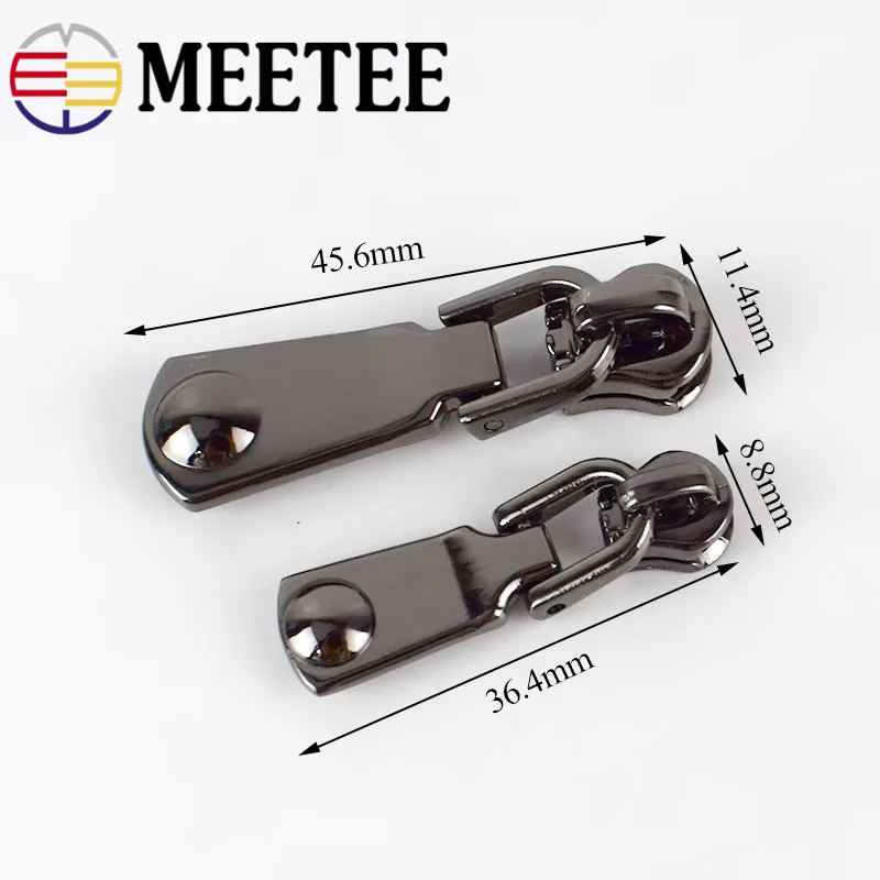 5 шт. Meetee 3 #5 # слайдеры на молнии для металлических молний пулер набор