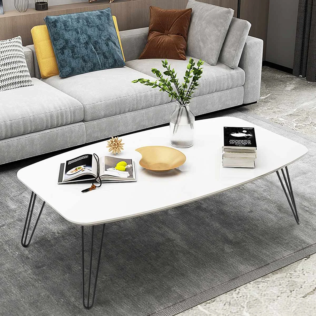 

4 шт., железные ножки для стола, Шпилька для ног, аксессуары для дома, мебель для ног, 16 дюймов, ножки для стола, диван-кровать, чайный журнальны...