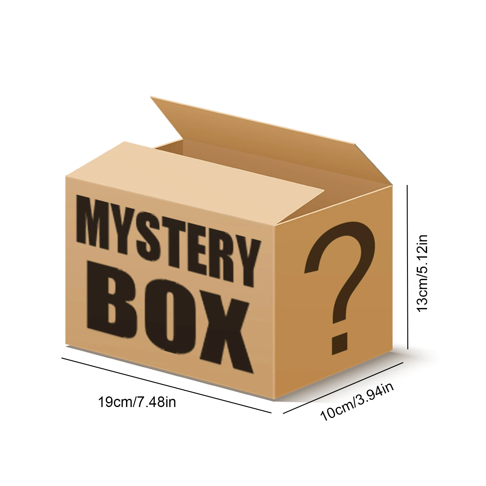 Электронный случайный стиль счастливая коробка-загадочная фотография