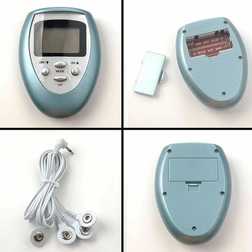 

Mini Unit Tens Massager Electrical Stimulation Muscle Therapy Pain Reduce Set Frequency Slimming Instrument Supplies Tool