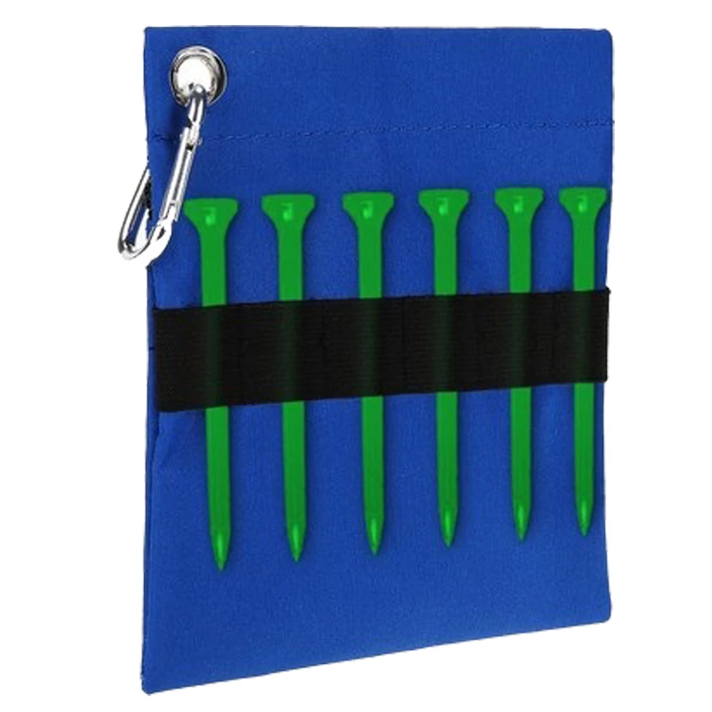 

Lightweight Zipper Golf Ball Pouch Holder,Nylon Golf Tee Pouch Storage Keeper