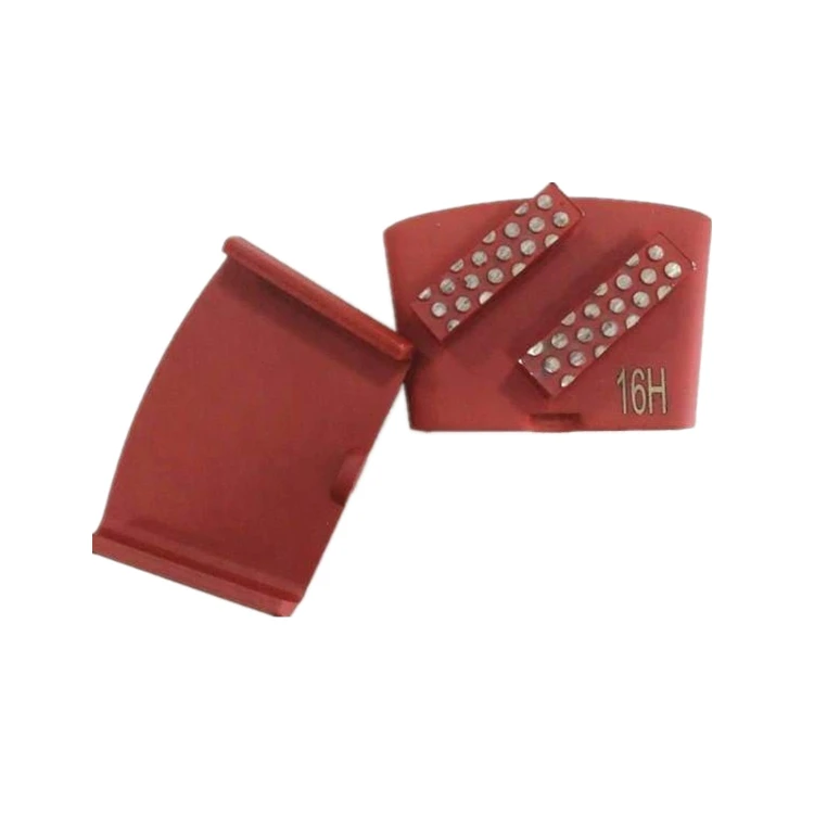 GT45 Double Bar Segments HTC Diamond Grinding Block New Design Sharp Grinding Head for HTC Grinder Concrete Renovation 12PCS
