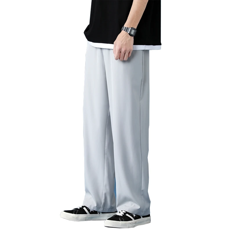 

Men's Korean Fashion Harem Pants Wide Leg Jogging Pants 2021 Men's Black Loose Sweatpants Japanese Style Straight Casual Pants