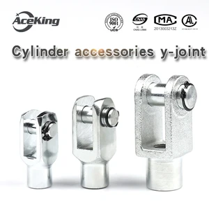 SC standard cylinder accessories Y Y type joint - 32/40/50/63/80/100/ 125/160  M6x1 M8x1. 25 M10x1. 25 M12x1. 25 M16*1.5 M20 *1.5