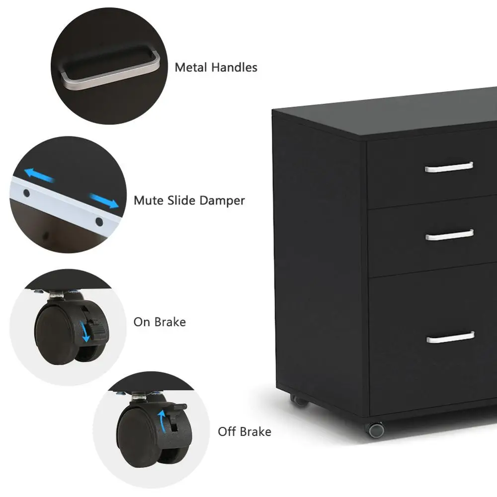 Деревянные Большие современные 3 ящика шкафы с открытыми полками для хранения 39