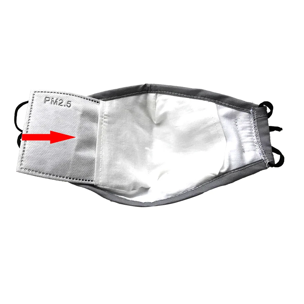 

PM2.5 Mask Filter Anti Haze Mouth Reusable face mask with filter Flu Anti pm 25 washable Dust Masks Activated Carbon fabric