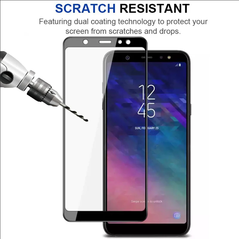Для Samsung Galaxy A6 A9 A8 A7 A5 2018 Защитное стекло для экрана протектор A 6 7 8 9 5 Tremp Защитная