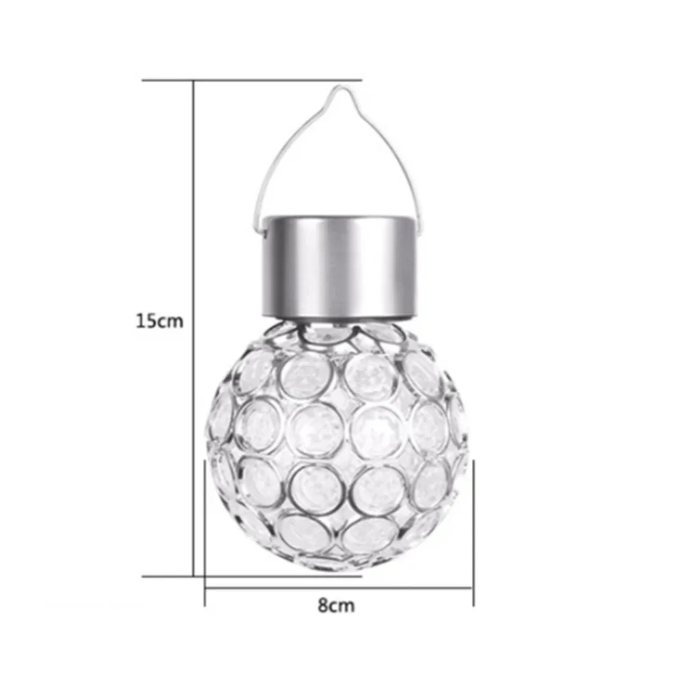 

Cracked Glass Ball Led Solar Light for Garden Deco Outdoor Solar Courtyard Light Buried Light Automatical Sensor Street Lights