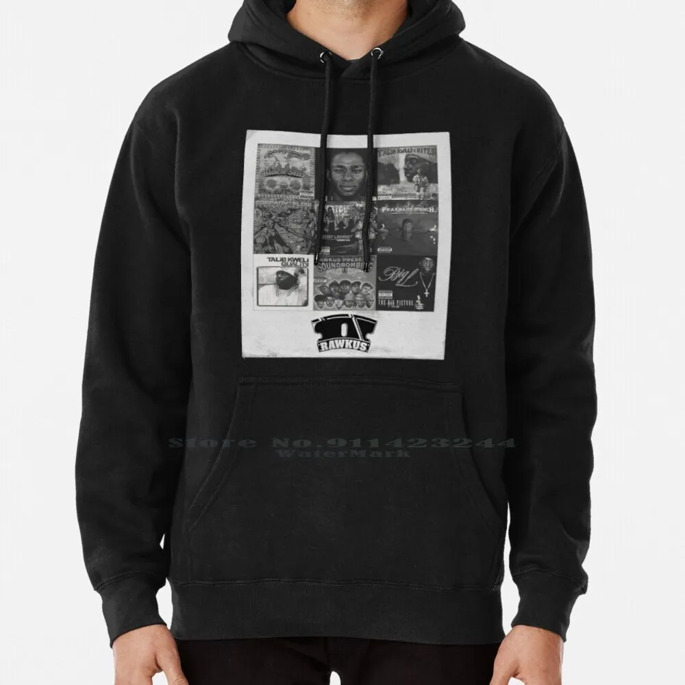 Rawkus Records Hoodie Sweater 6xl Cotton Rap Music R O All Flows Reach Out Boom Bap 90s Hip Hop R A The Rugged Man All My