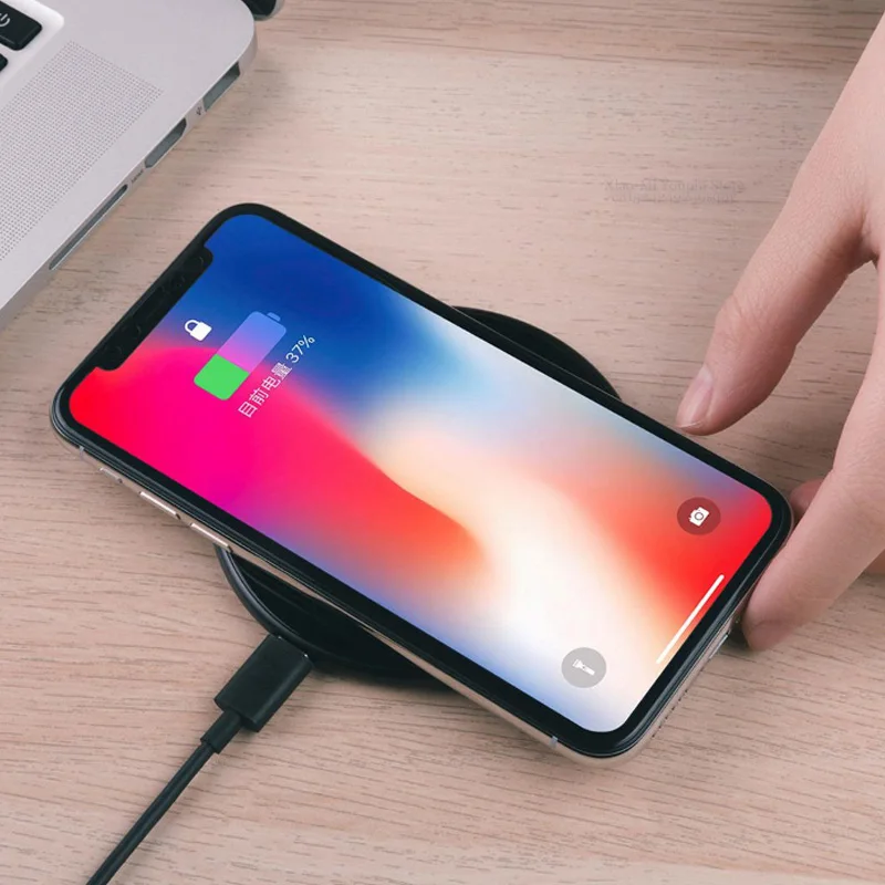 Xiao mi jia Z mi WTX10 LevPower X Qi-сертифицированное 7,5 Вт Беспроводное зарядное устройство Iphone 10 Вт Зарядка для samsung для iPhone+ iPad для mi