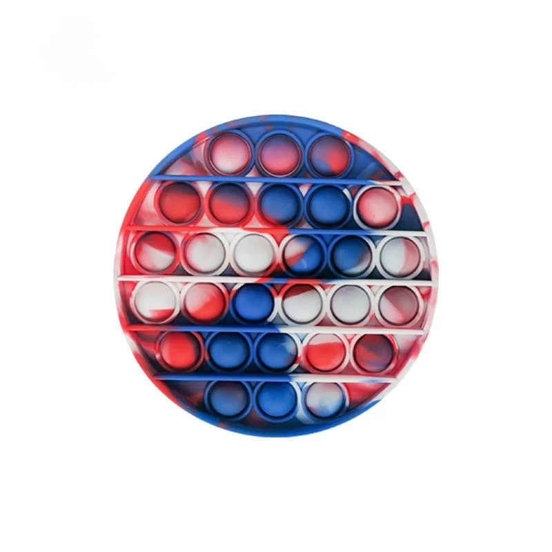 

2021 New Push Pop Pop Bubble Sensory Fidget Toys Silicone Stress Reliever Toy Squeeze Toy Pop It Fidget Toy