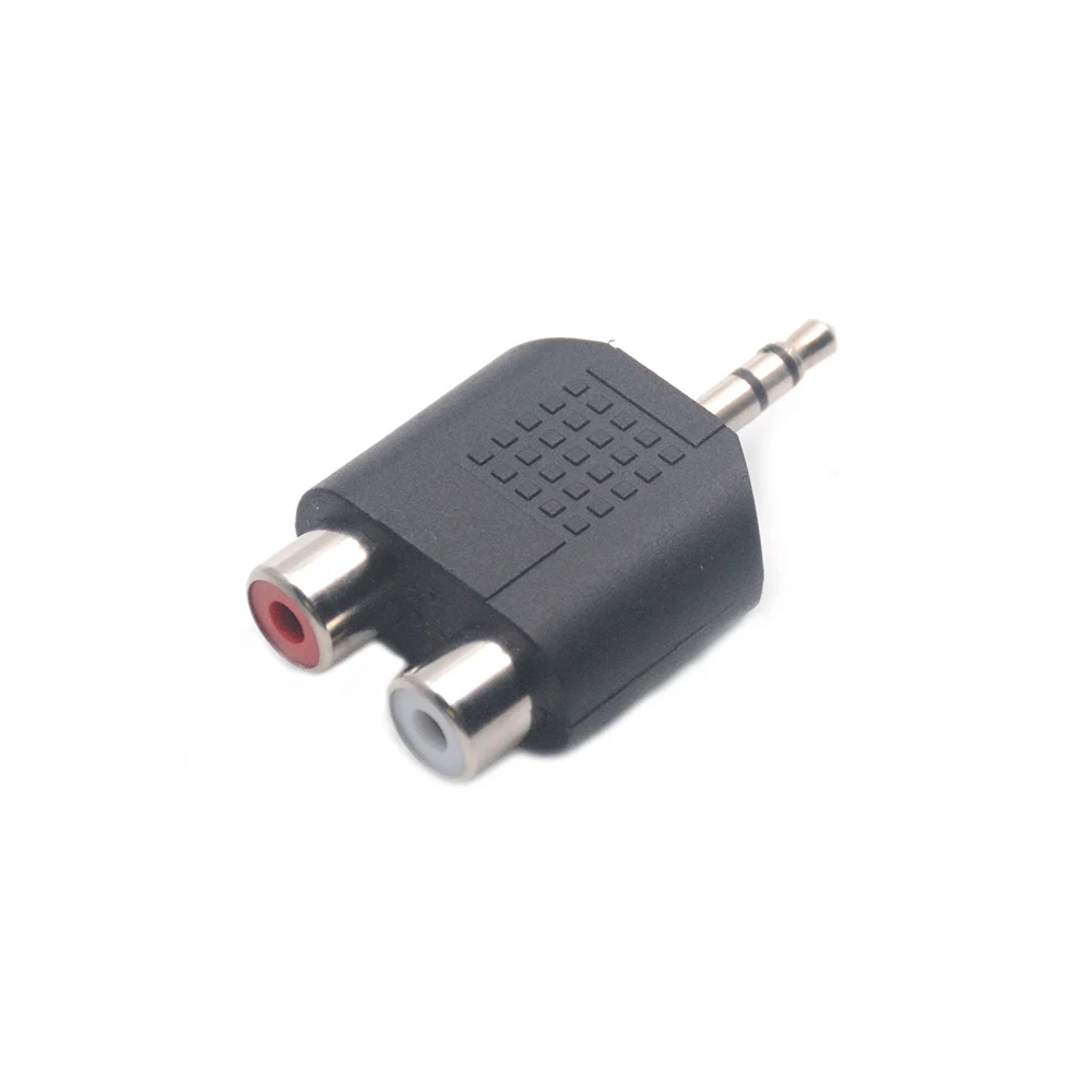 Разъем 3 5 мм стерео штекер на 2 RCA гнездовой адаптер разъем разветвитель