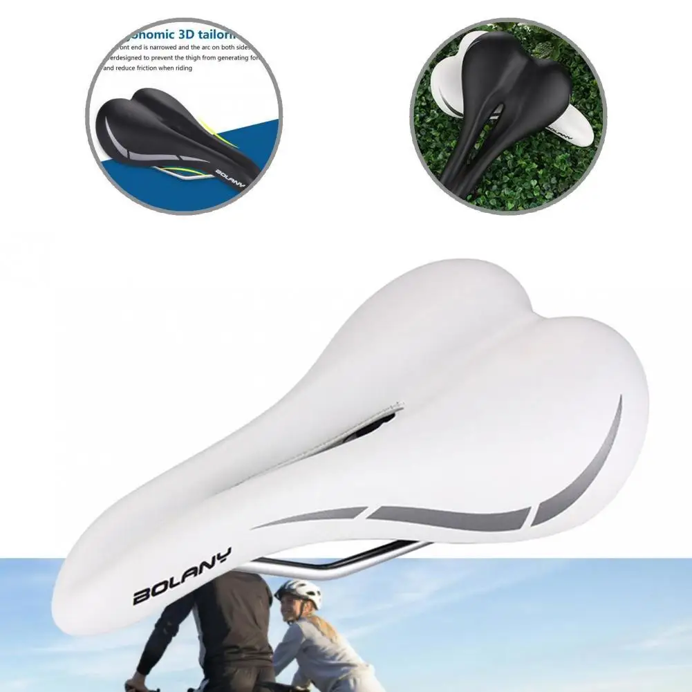 

Trendy High Stability Ergonomic Bicycle Saddle Bike Part Bike Saddle Shock Absorption for Cycling