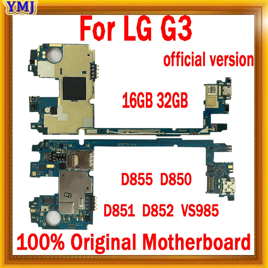 С полными чипами для материнской платы LG G3 D855 D850 D851 D852 VS985 с системой Android 16 ГБ/32 ГБ