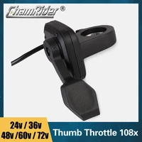 108x thumb throttle accumulator accelerator 24v 36v 48v 60v 72v e bike parts wuxing brand