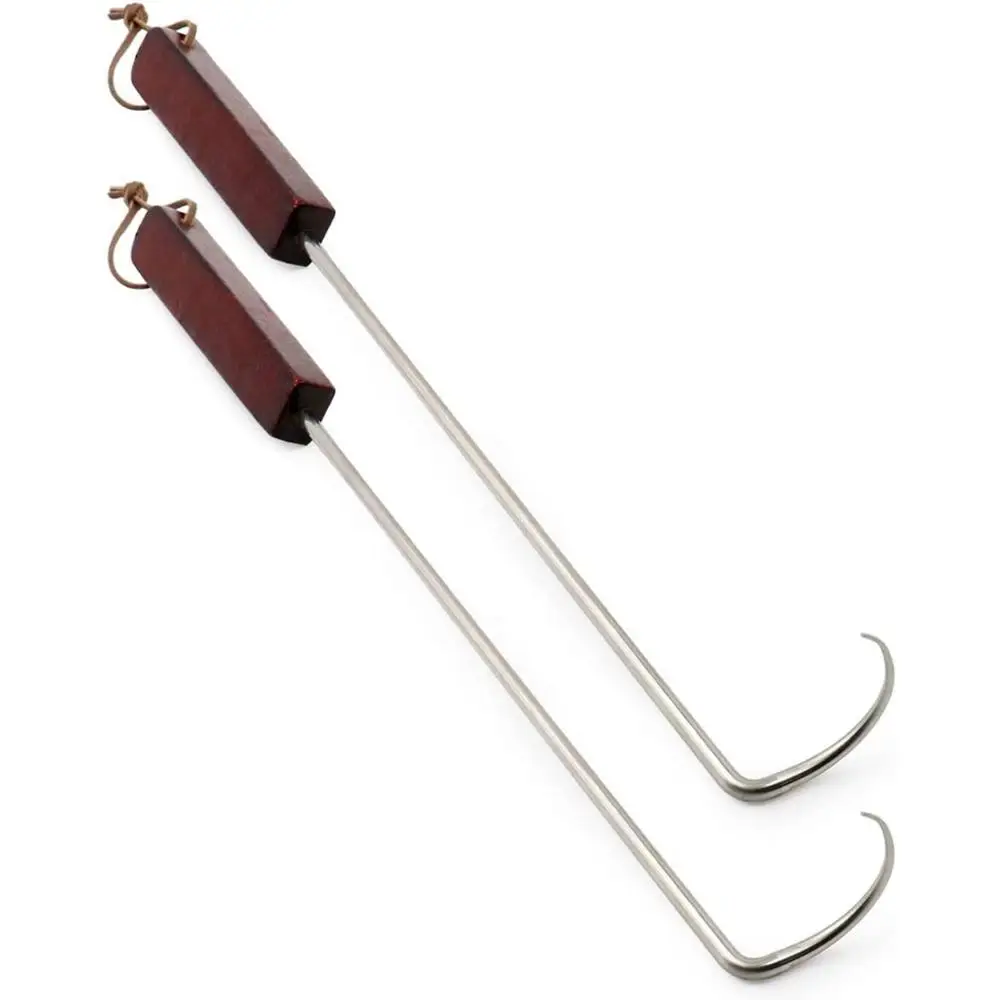 2 шт. Еда Флиппер крючки станок и Нержавеющая сталь барбекю мяса Тернер из