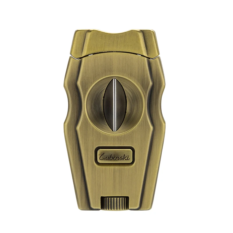 Портативный резак для сигар V Cut из нержавеющей стали встроенный дырокол Дырокол